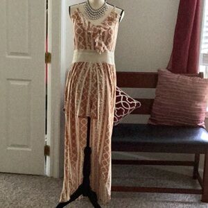 padded cami romper dress